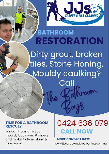 bathroom restoration flyer